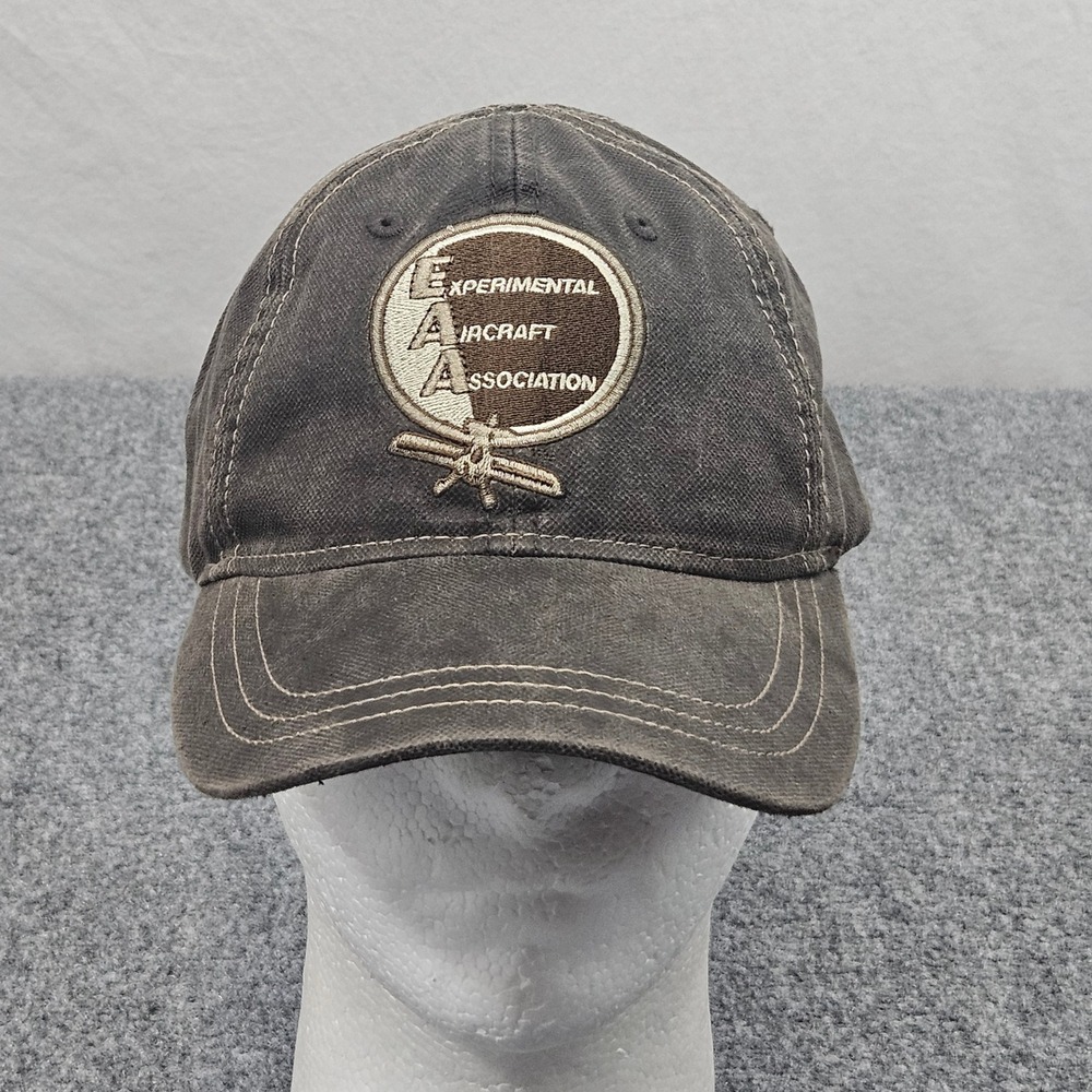 EAA Experimental Aircraft Association Hat‎ Brown Cap Pilot Aviation Heritage